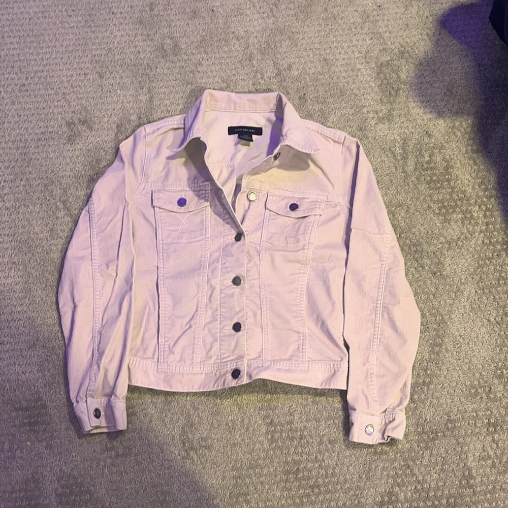 Pink Calvin Klein corduroy jacket